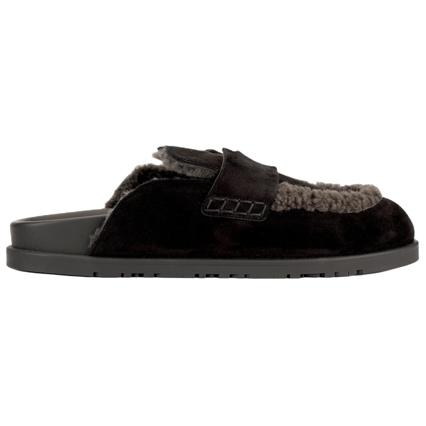 Hermes Go Slippers Black