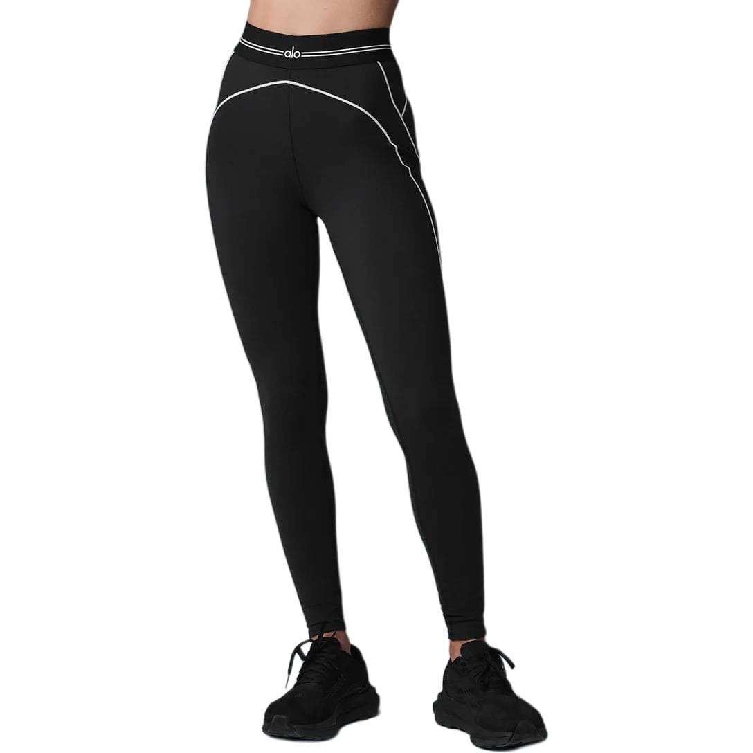 alo yoga Colorblock High Waist Leggings Black White