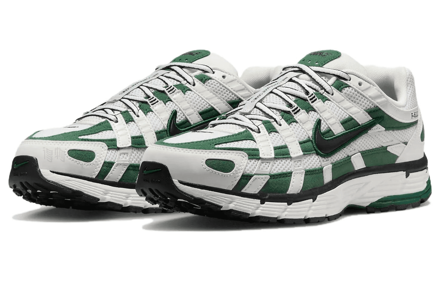 Nike P-6000 White Black Green