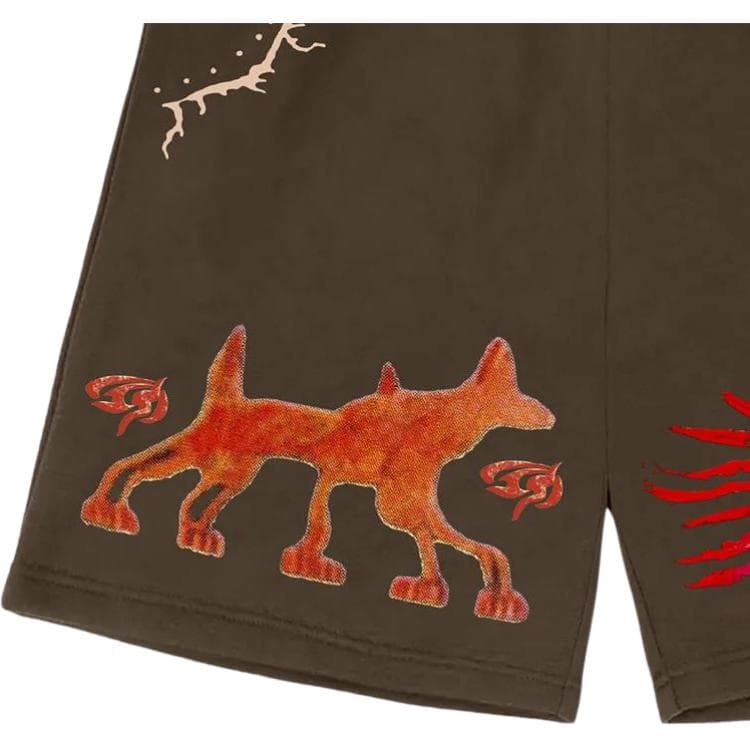 Travis Scott Cactus Jack FW22 Brown Shorts