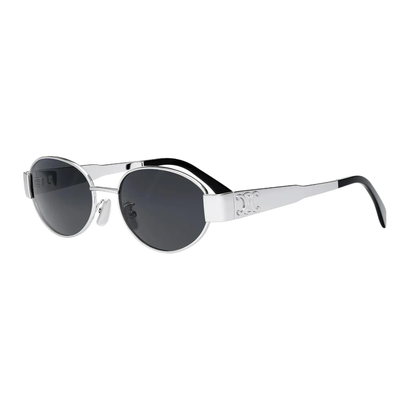 CELINE Oval Silver