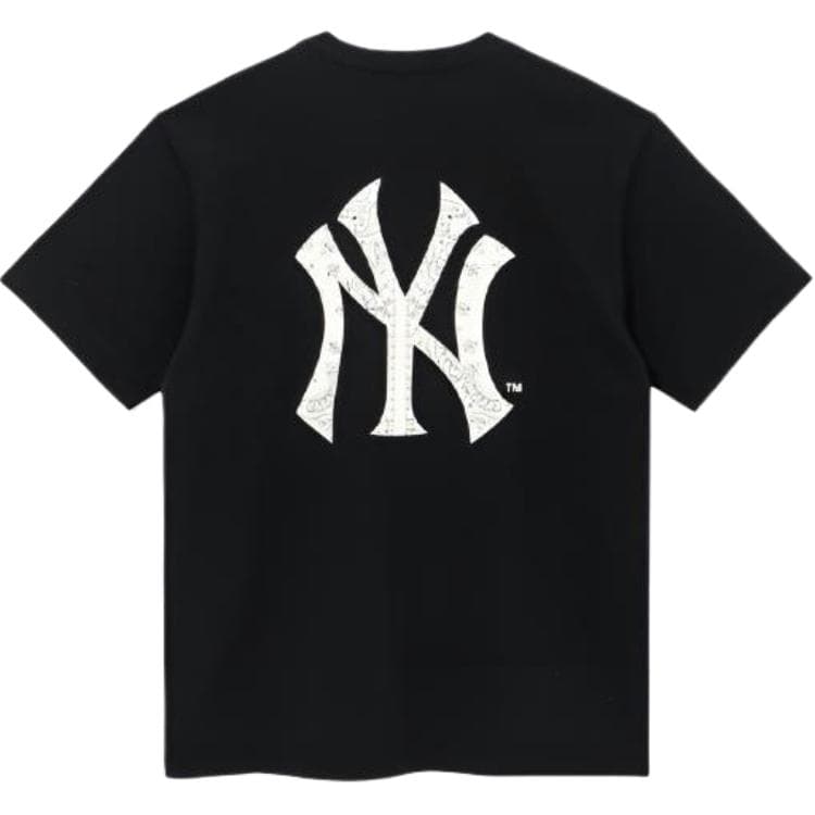 New Era MLB Yankees Crewneck Tee Black