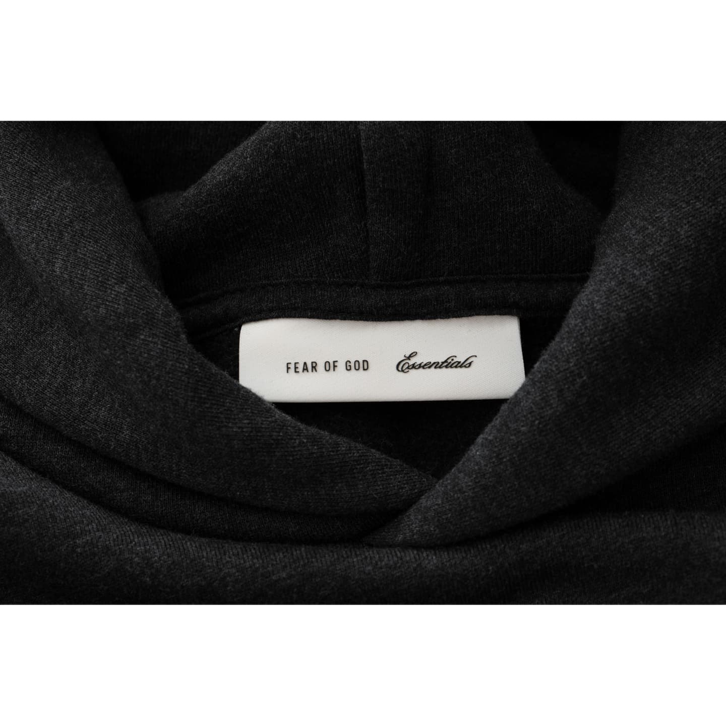 Essentials SS26 CROPPED RELAXED PANELLED HOODIE