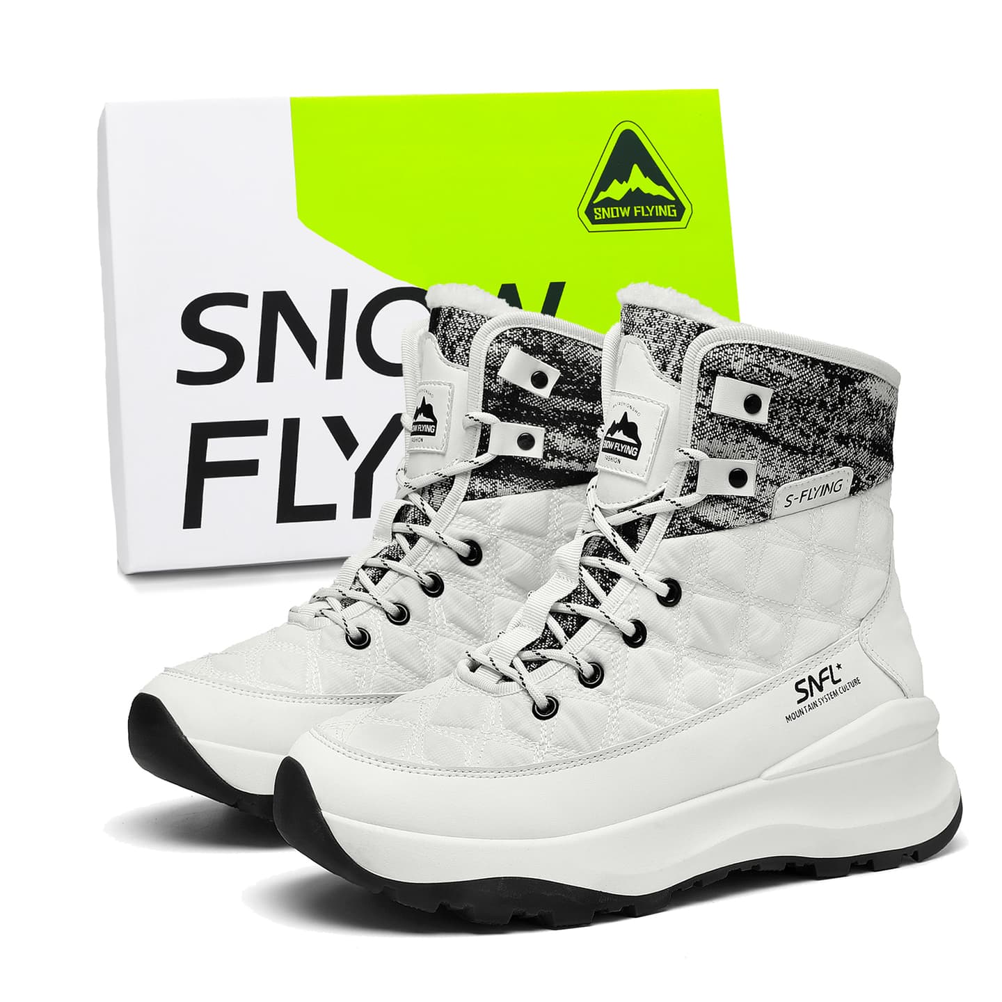 Snow Flying