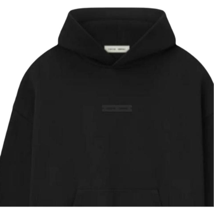 Fear of God Essentials Classic Fit Hoodie Jet Black