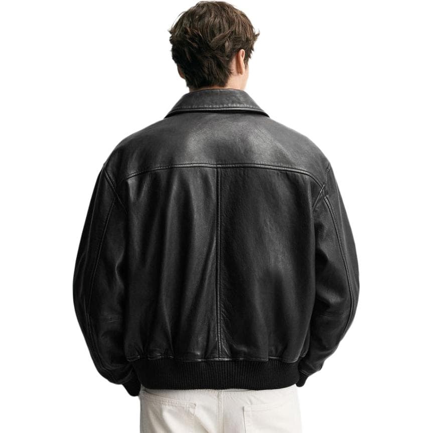 ZARA Casual Pocket Leather Jacket