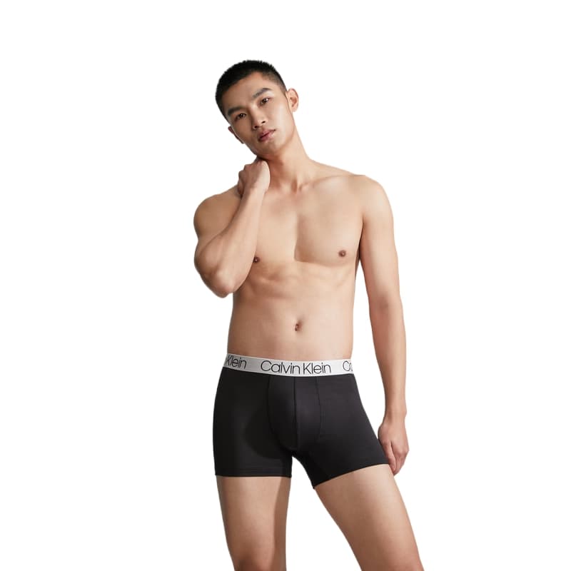 Calvin Klein Boxer Briefs 3-Pack Space Black