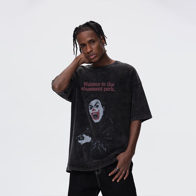 UNTILWERICH Vintage Washed T-Shirt