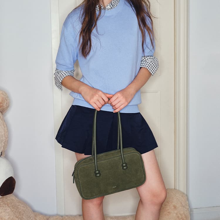 MUVA Handbag Olive Brown