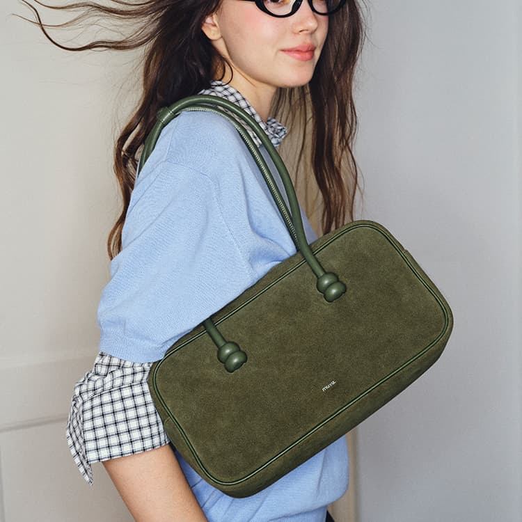 MUVA Handbag Olive Brown