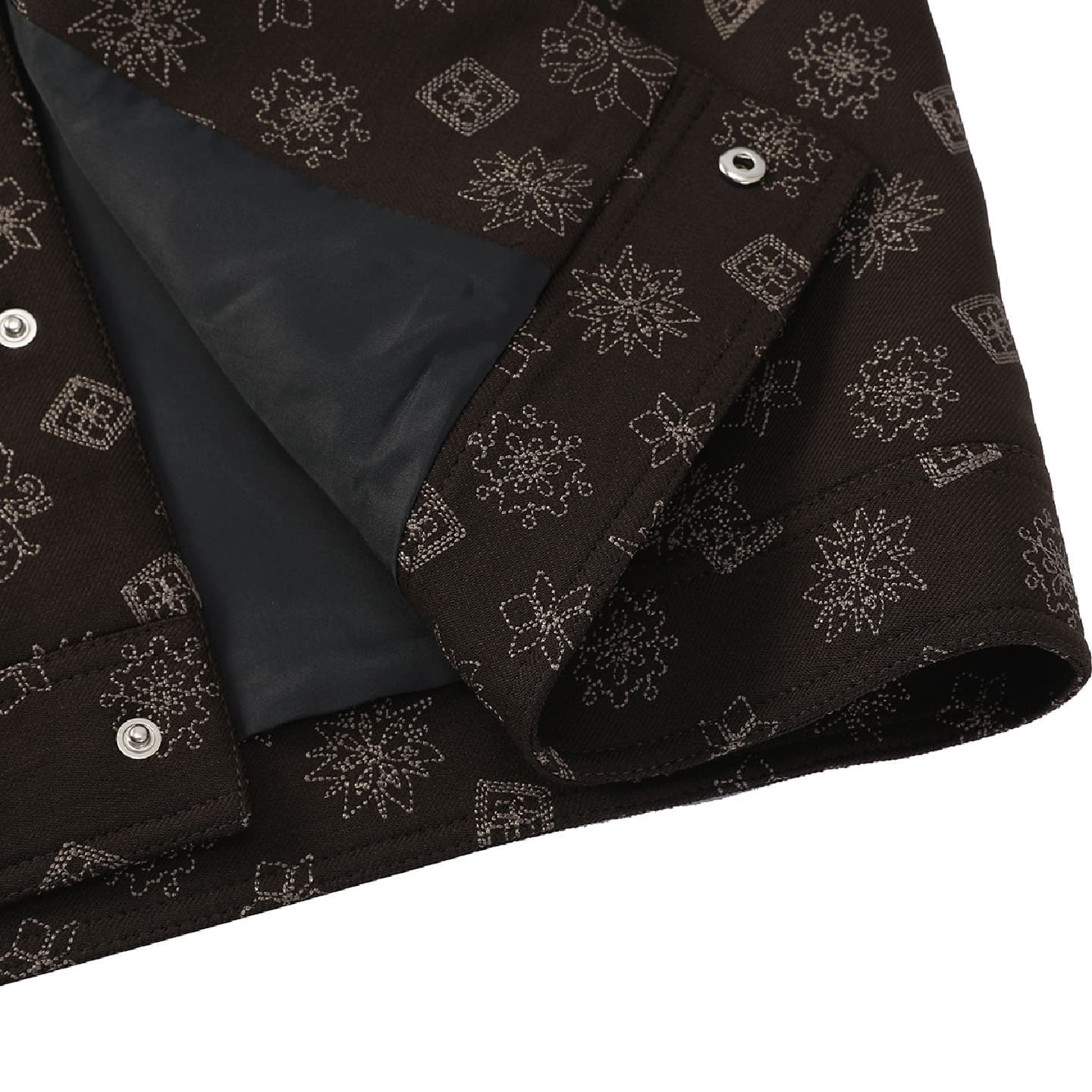 ANDREW MACKENZIE Casual Printed Short Coat