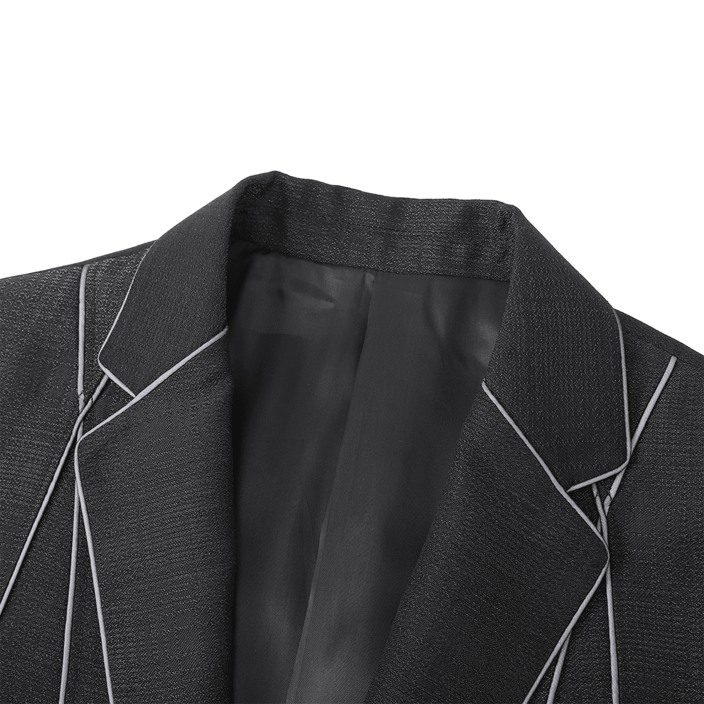 Andrew Mackenzie Single-Breasted Blazer Black