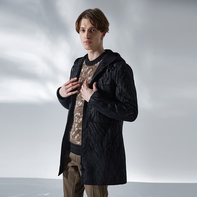 Andrew Mackenzie FW23 Black Coat