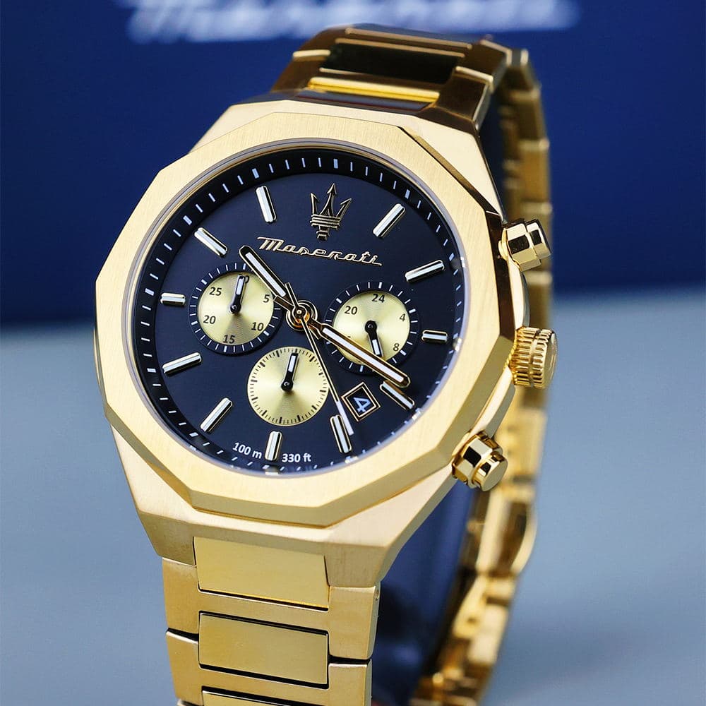 Maserati Black Gold Chronograph