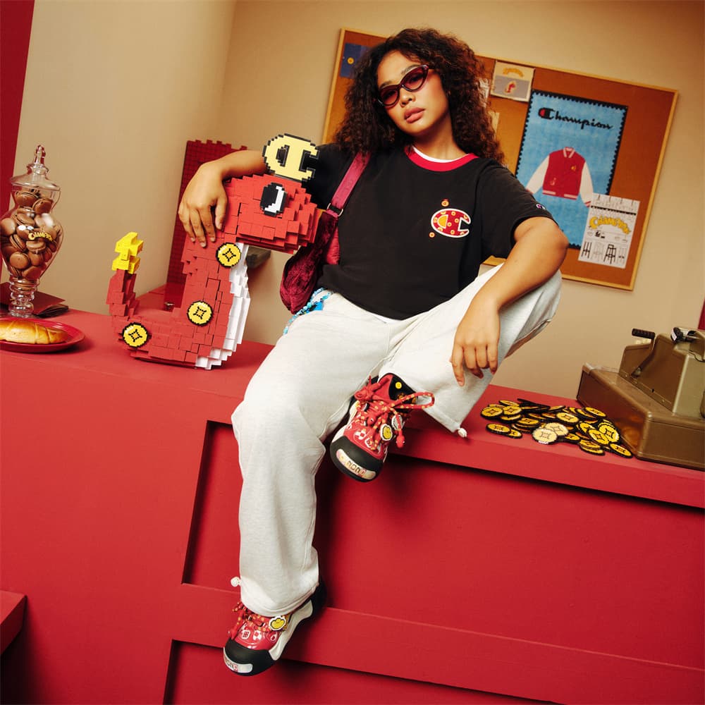 Champion Puffy Donut Ember Red/Black