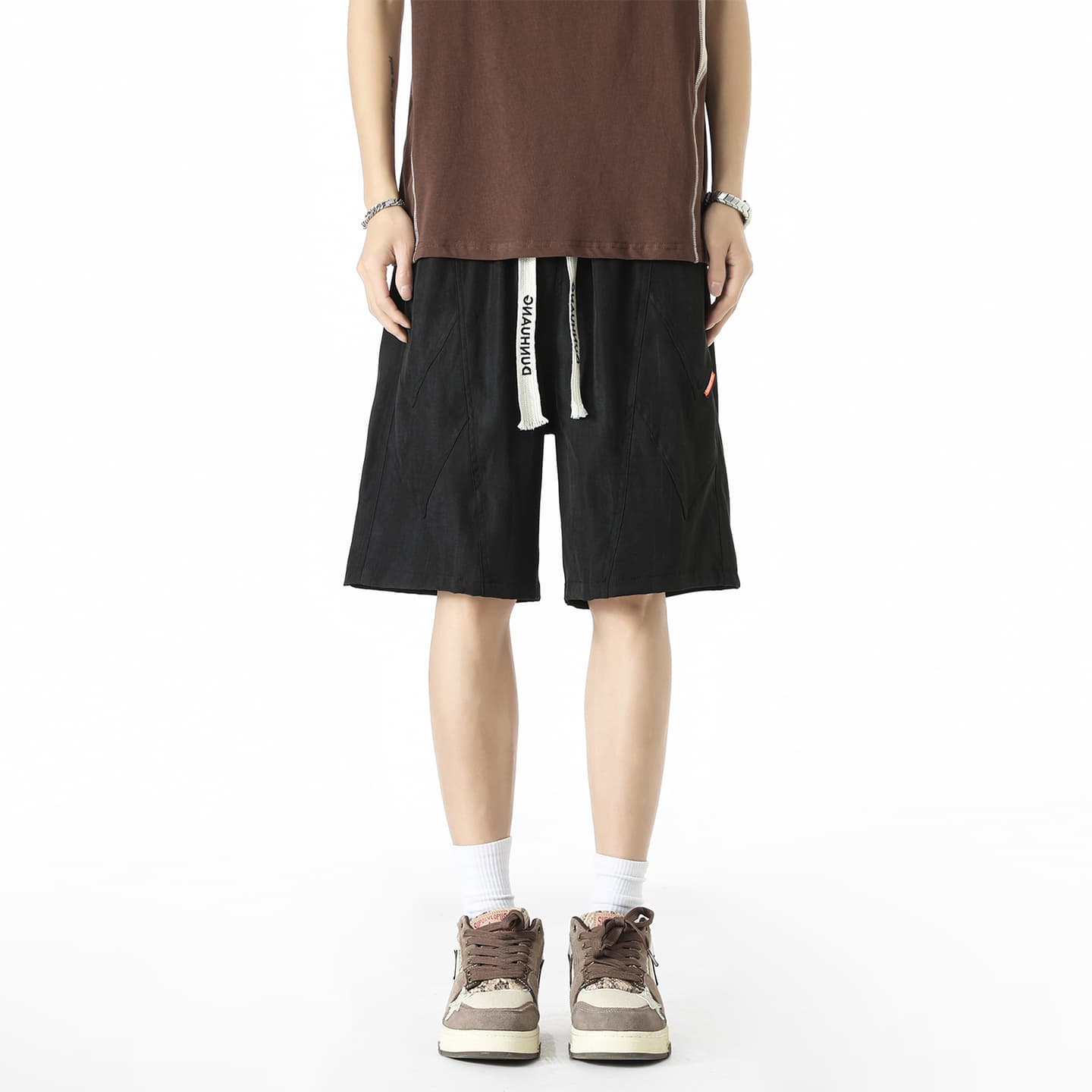 Dunhuang Vintage Tie-Dye Shorts