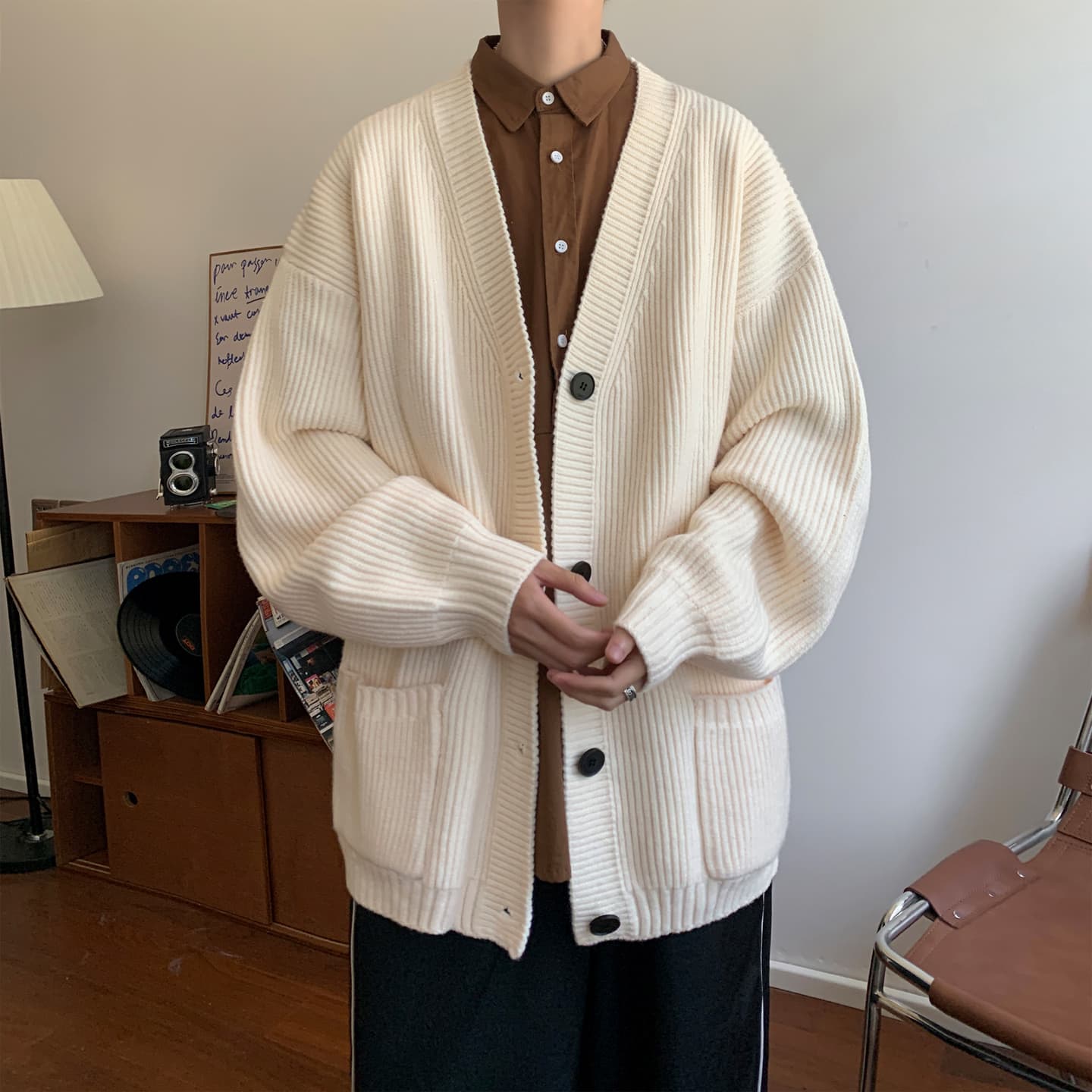 COMOWA Cardigan Sweater