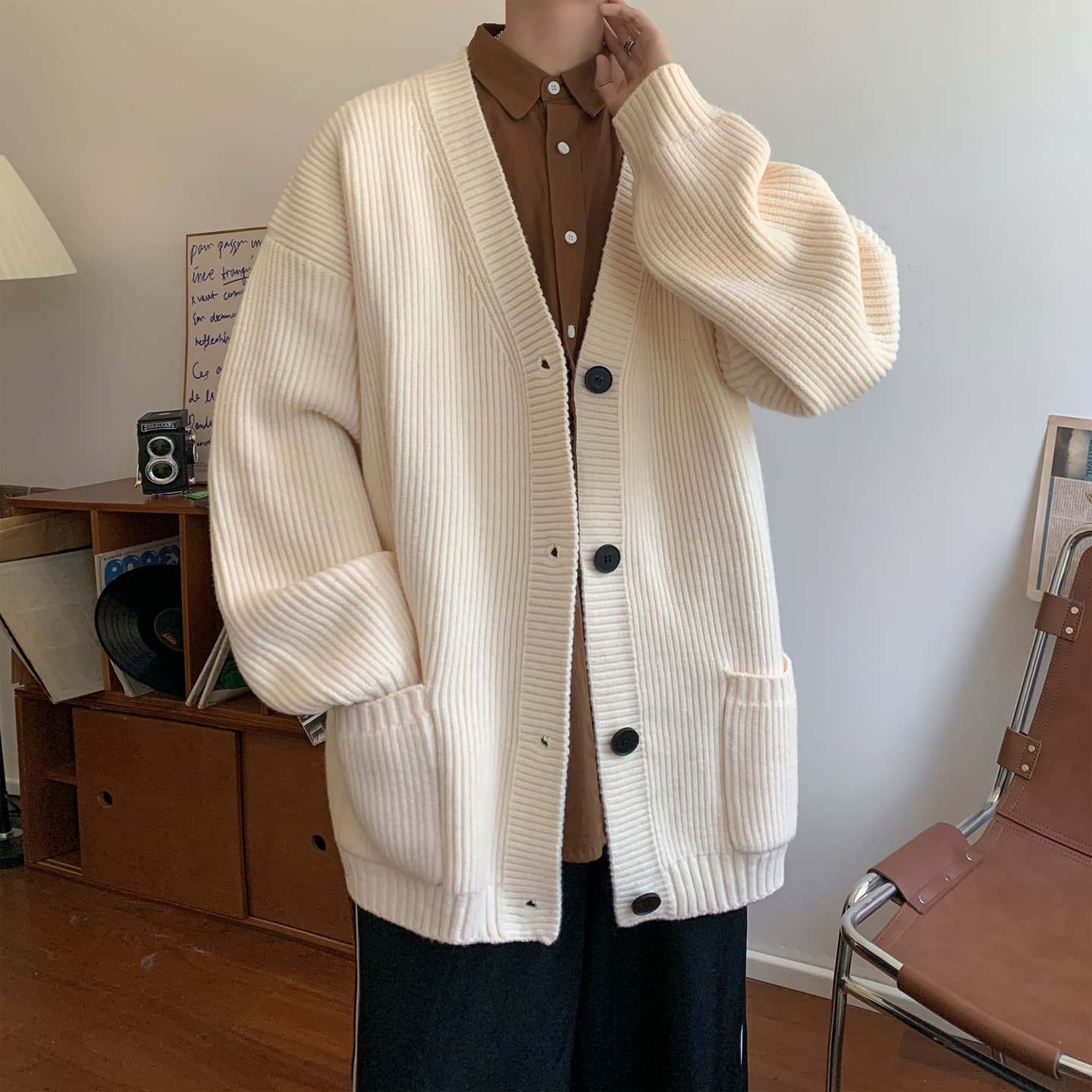 COMOWA Cardigan Sweater