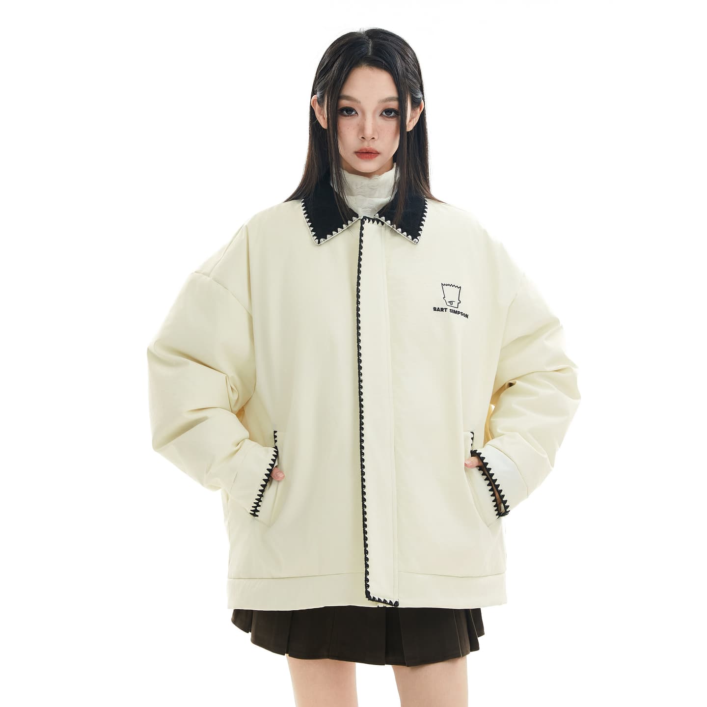 The Simpsons Ethnic Style Down Jacket