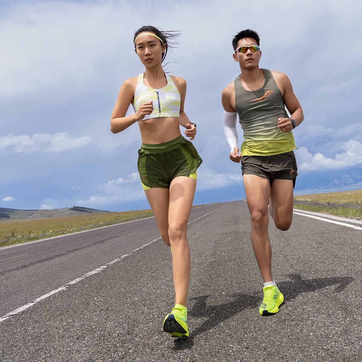 Saucony Endorphin Pro 4 Green Silver