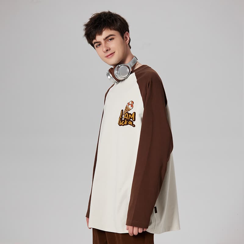 LAMLICKA Vintage Cartoon Embroidered Tee