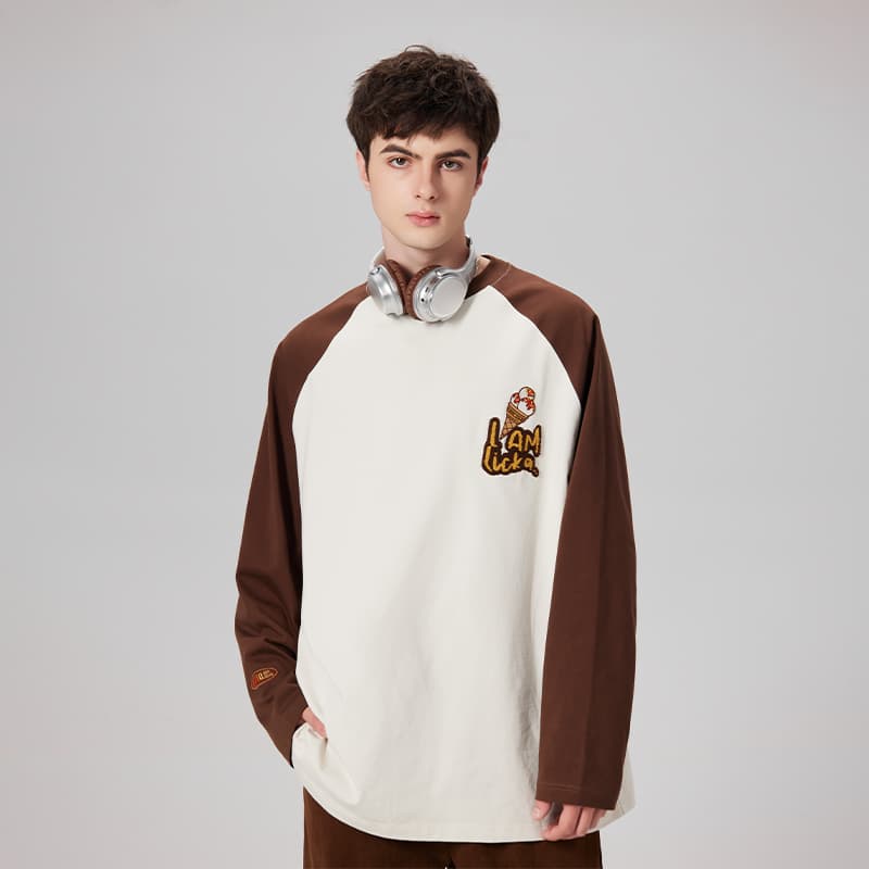 LAMLICKA Vintage Cartoon Embroidered Tee