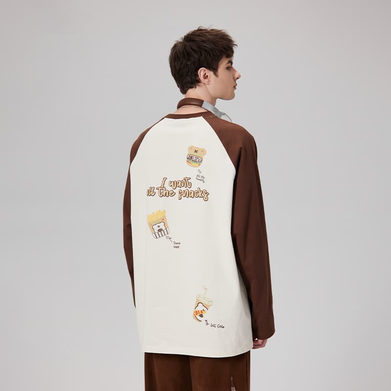 LAMLICKA Vintage Cartoon Embroidered Tee