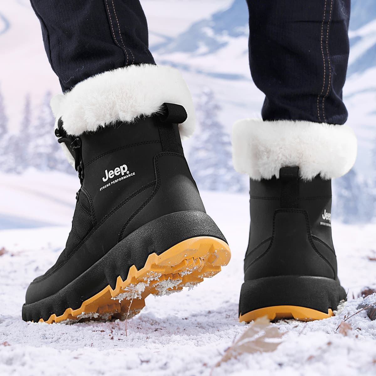 Jeep Snow Boots Black