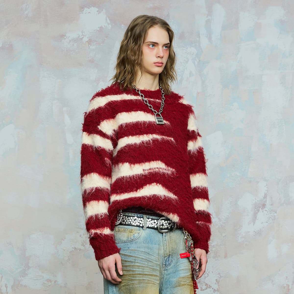 ROCAWEAR Colorblock Crewneck Sweater