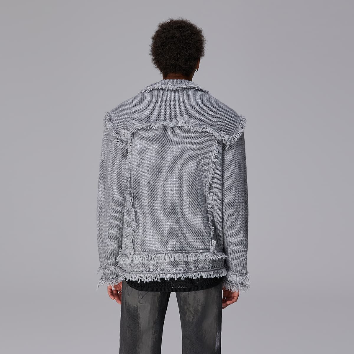 ROCAWEAR SS24 Rhinestone Tassel Cardigan