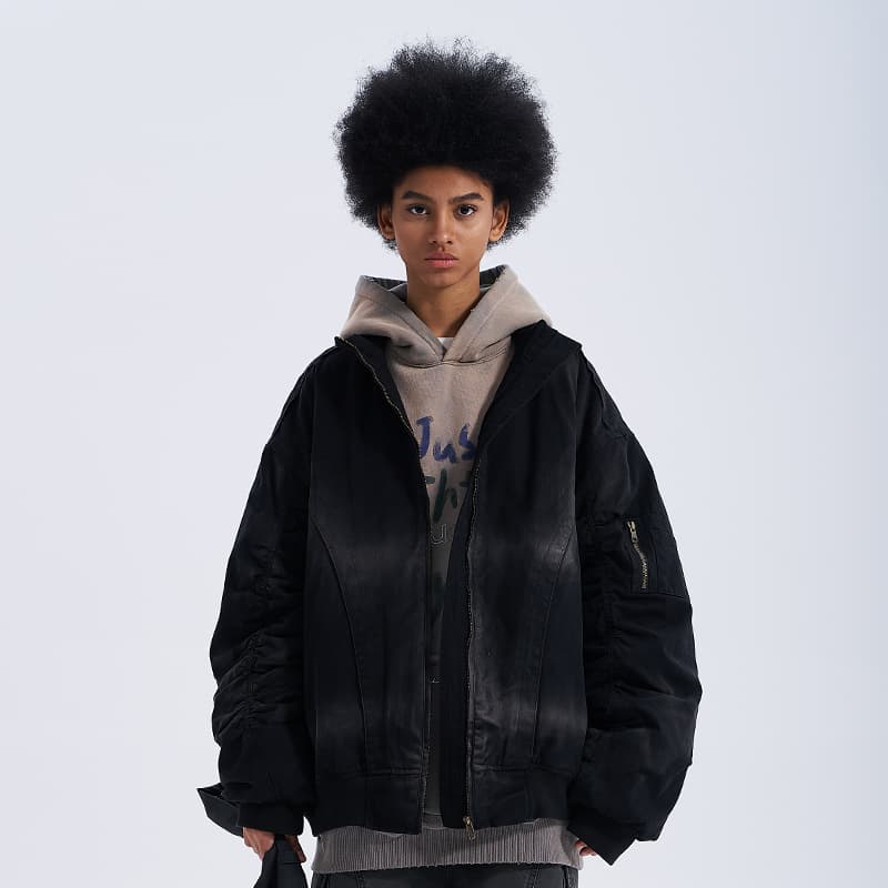 A SQUARE ROOT MA1 Bomber Jacket