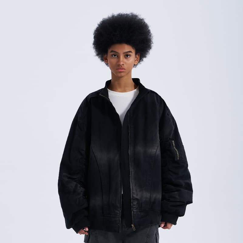 A SQUARE ROOT MA1 Bomber Jacket