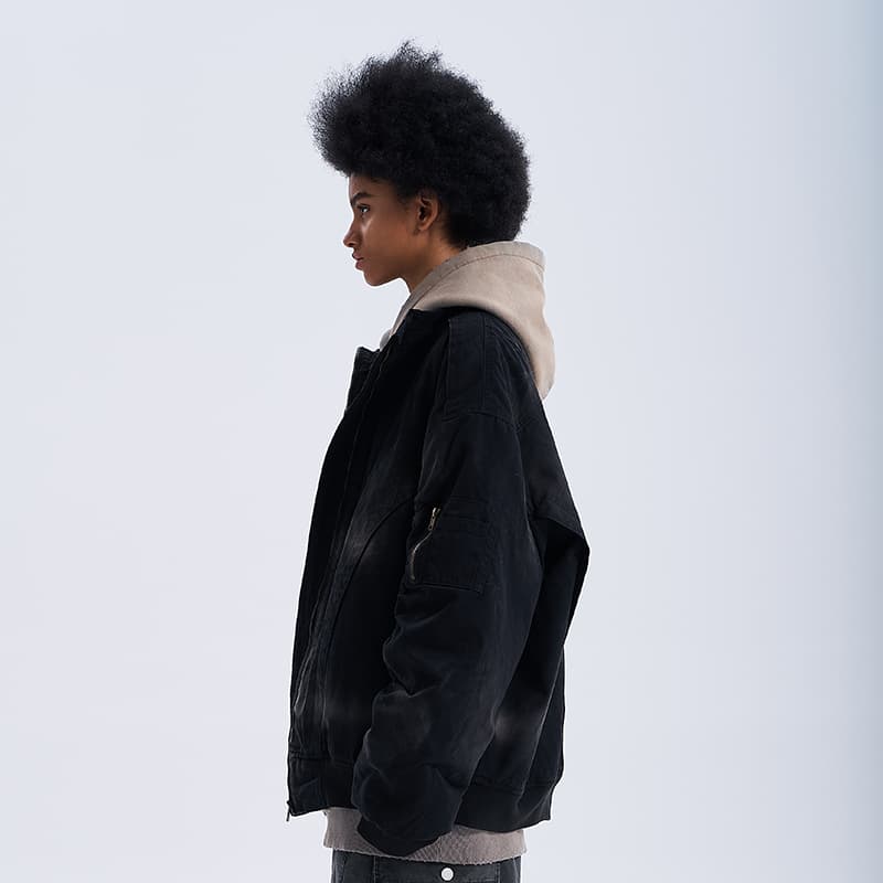 A SQUARE ROOT MA1 Bomber Jacket