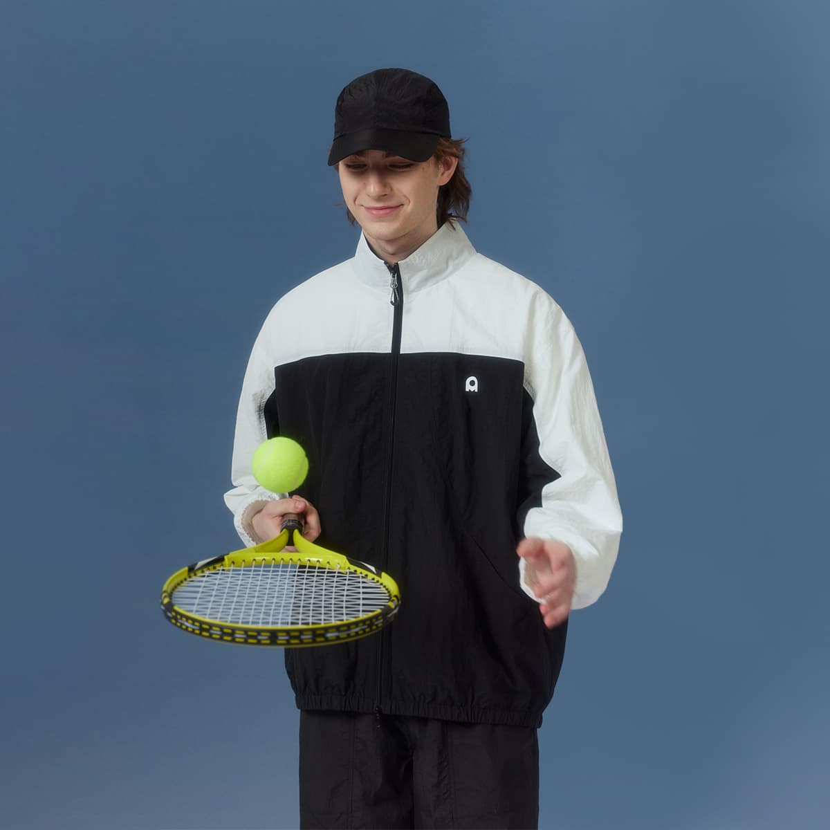 TIKIMOMOKA SS24 Retro Colorblock Logo Jacket