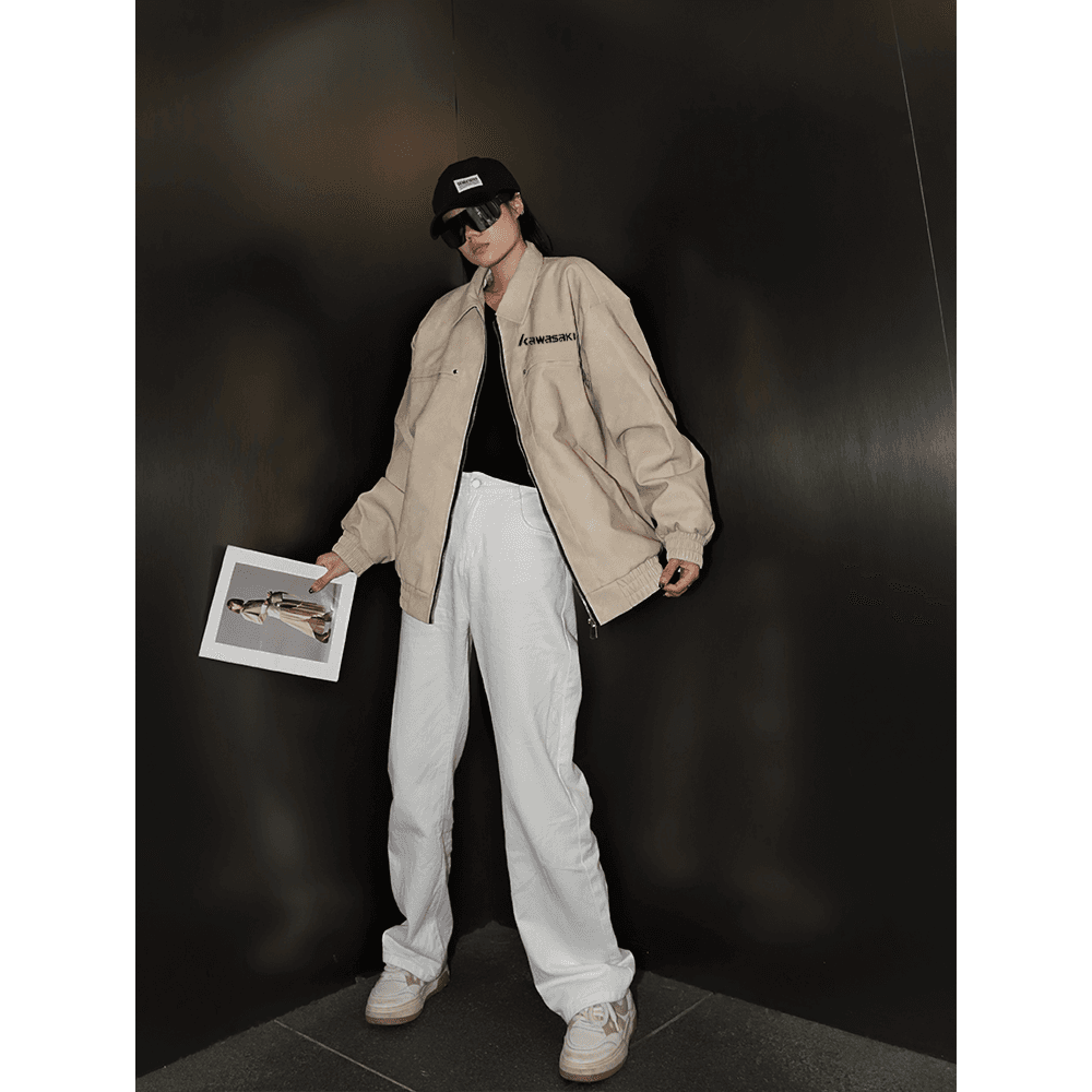 Kawasaki Retro Zip-Up Jacket