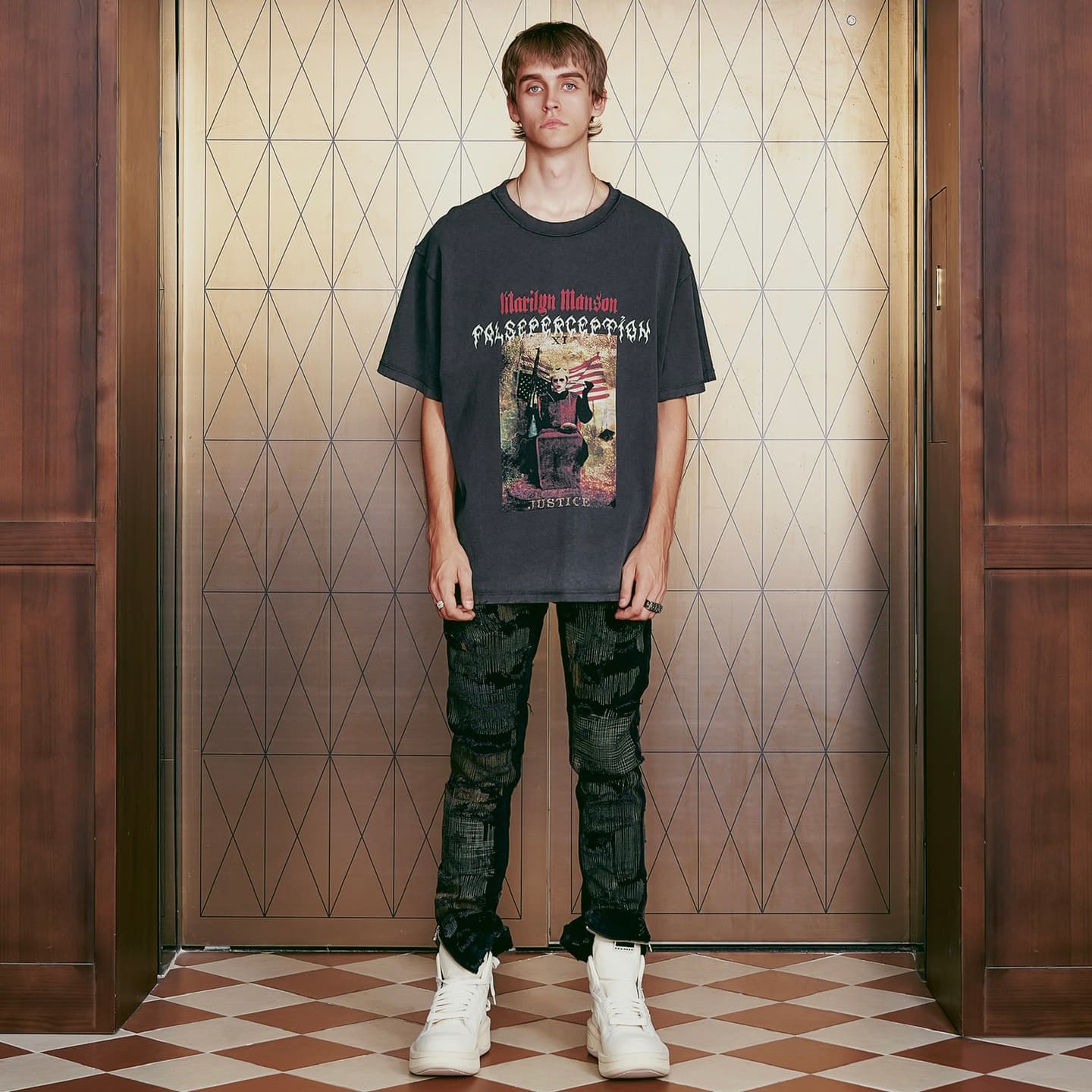 False Perception Marilyn Manson Tarot T-Shirt