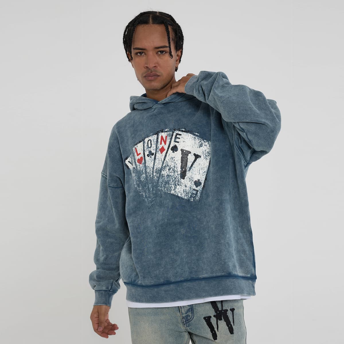 VLONE Hoodie Blue