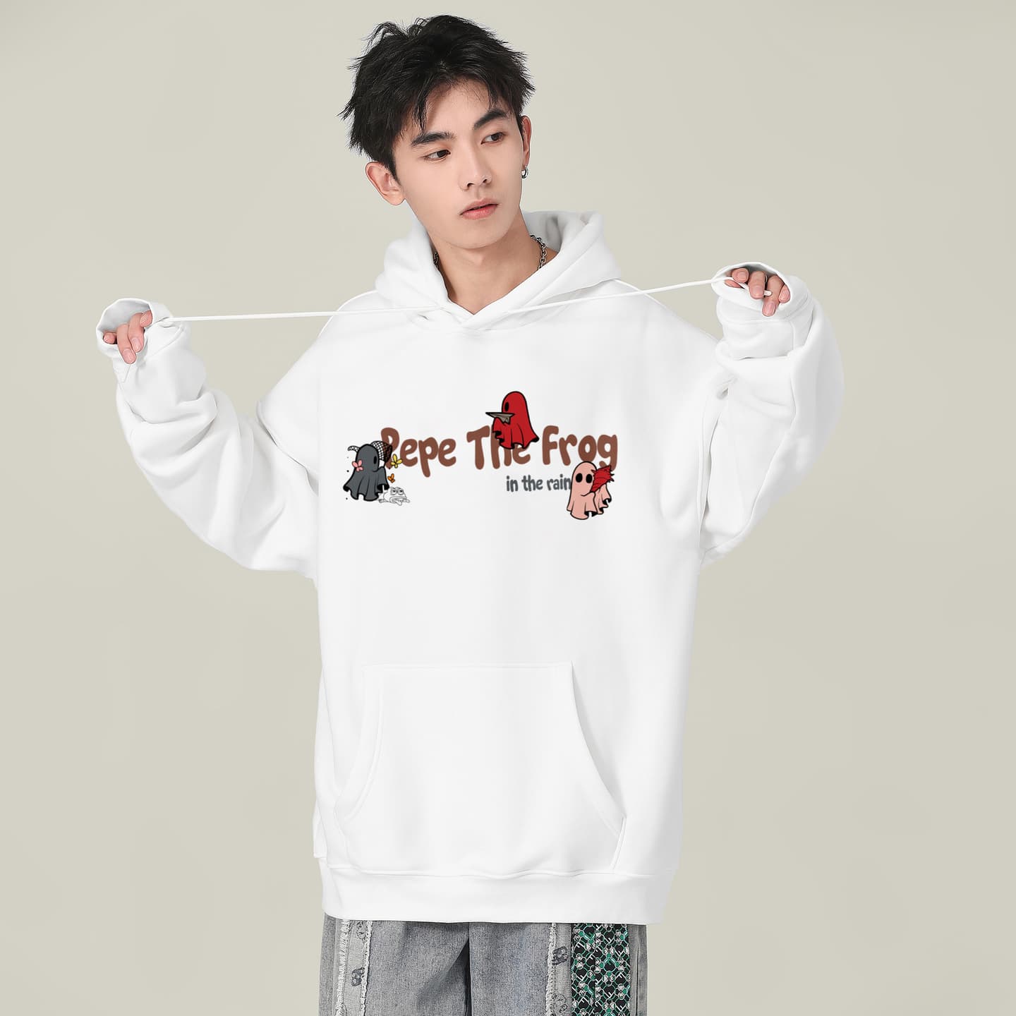Pepe the Frog Vintage Graffiti Hoodie
