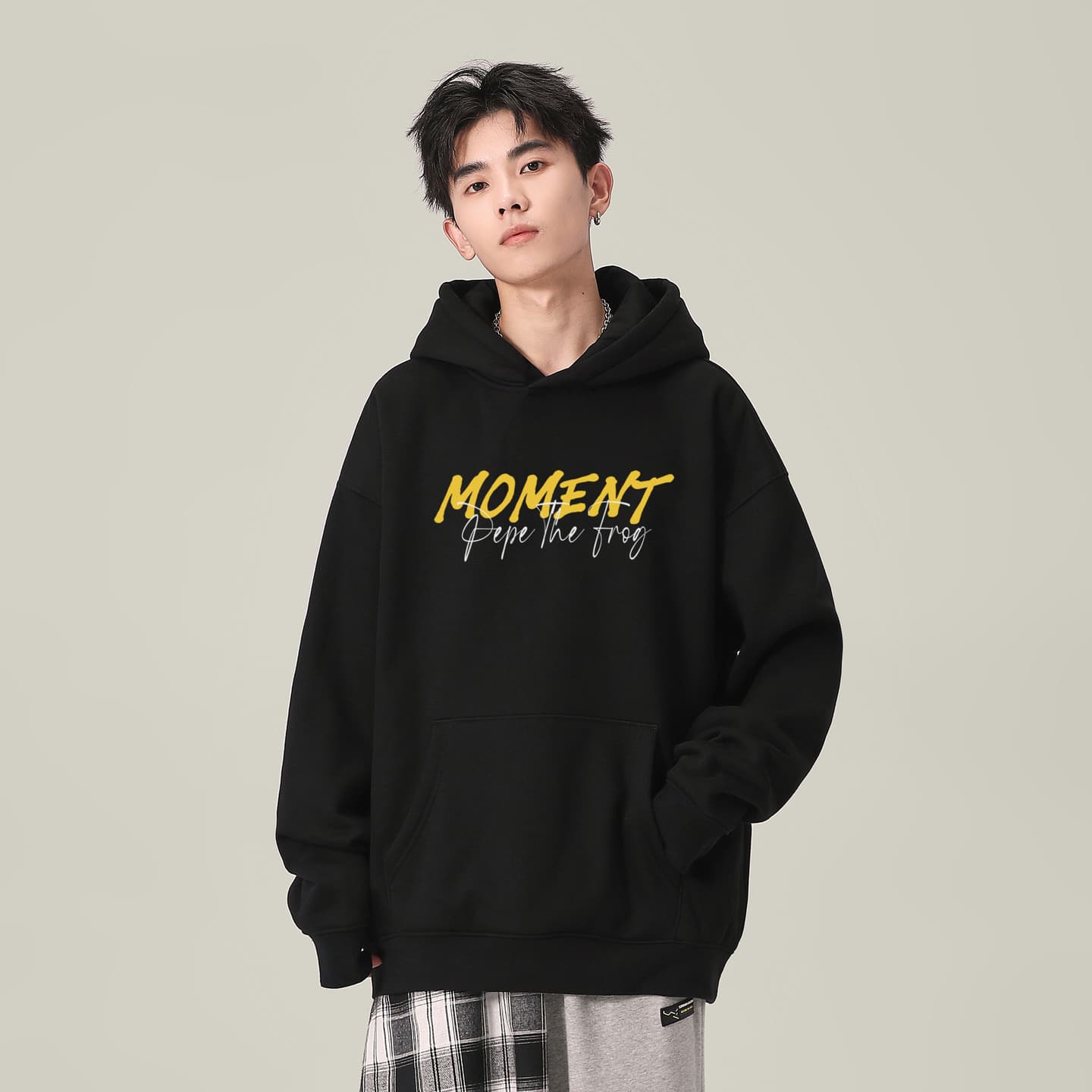 Pepe the Frog Lightning Logo Hoodie