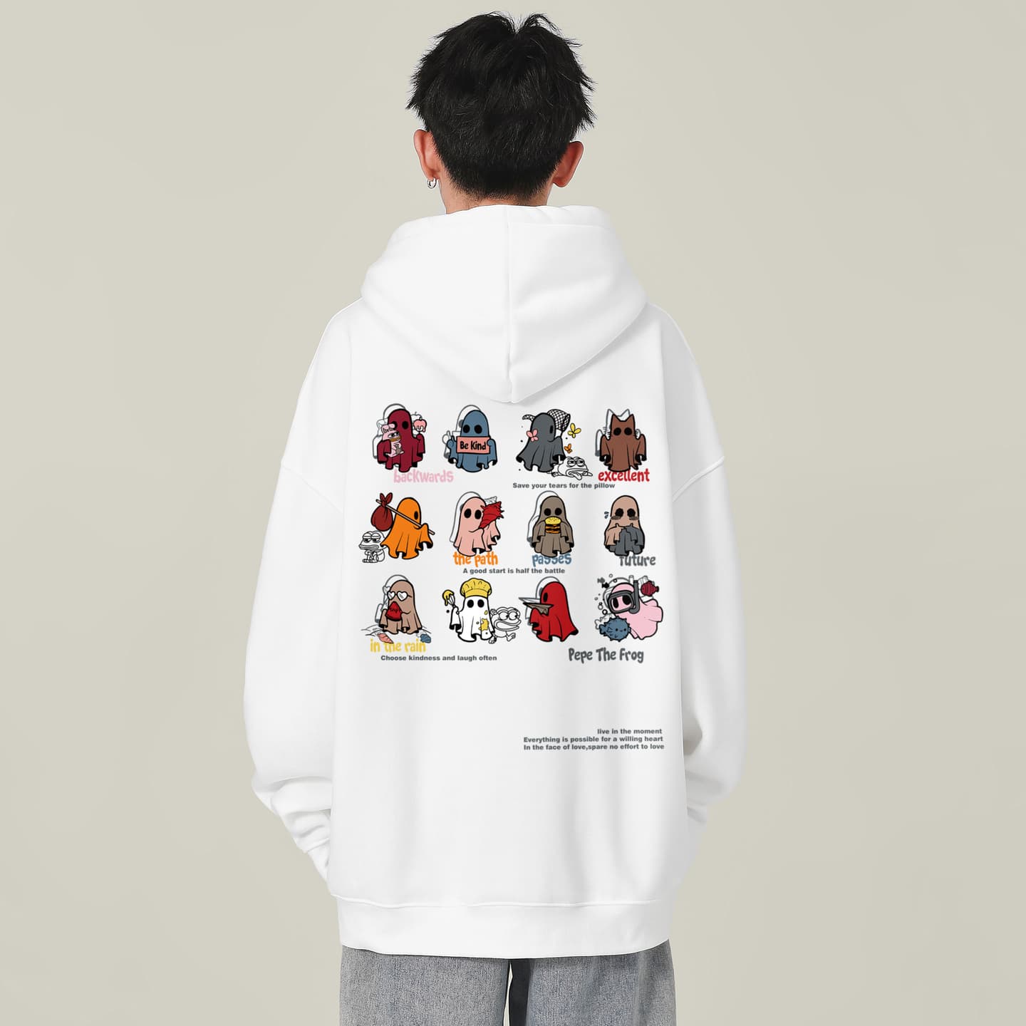 Pepe the Frog Vintage Graffiti Hoodie