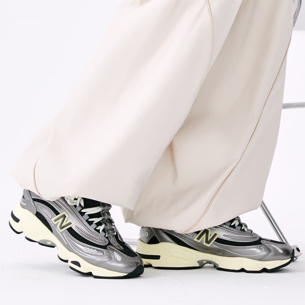 New Balance 1000 Series Silver Black