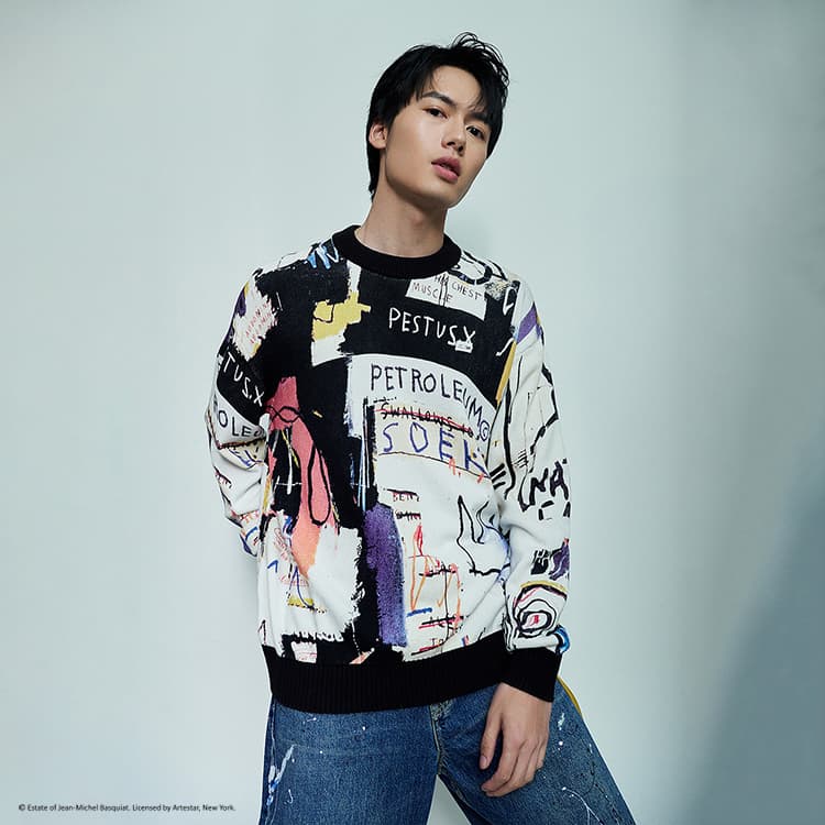Lee x Basquiat SS24 Black Sweater