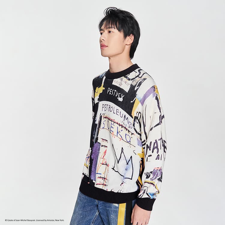 Lee x Basquiat SS24 Black Sweater