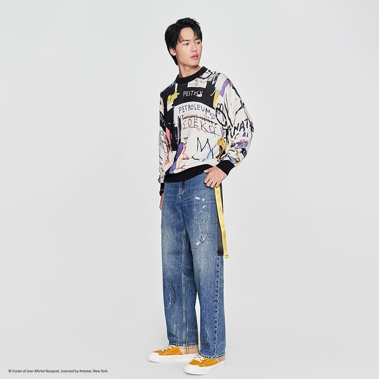 Lee x Basquiat SS24 Black Sweater