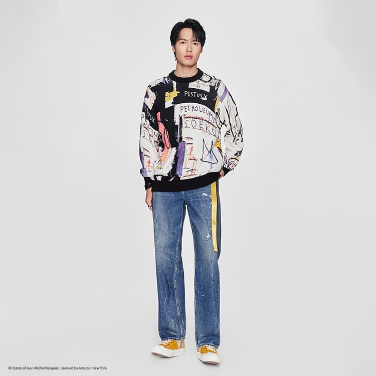 Lee x Basquiat SS24 Black Sweater