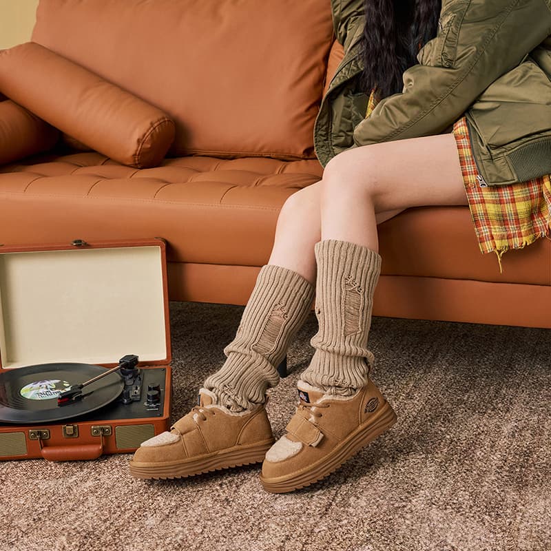 Dickies Snow Boots Yellow Brown