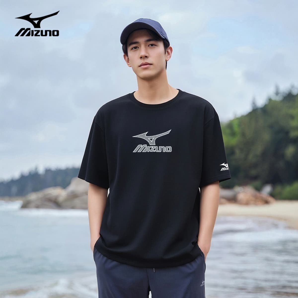 Mizuno Loose Fit Crew Neck T-Shirt
