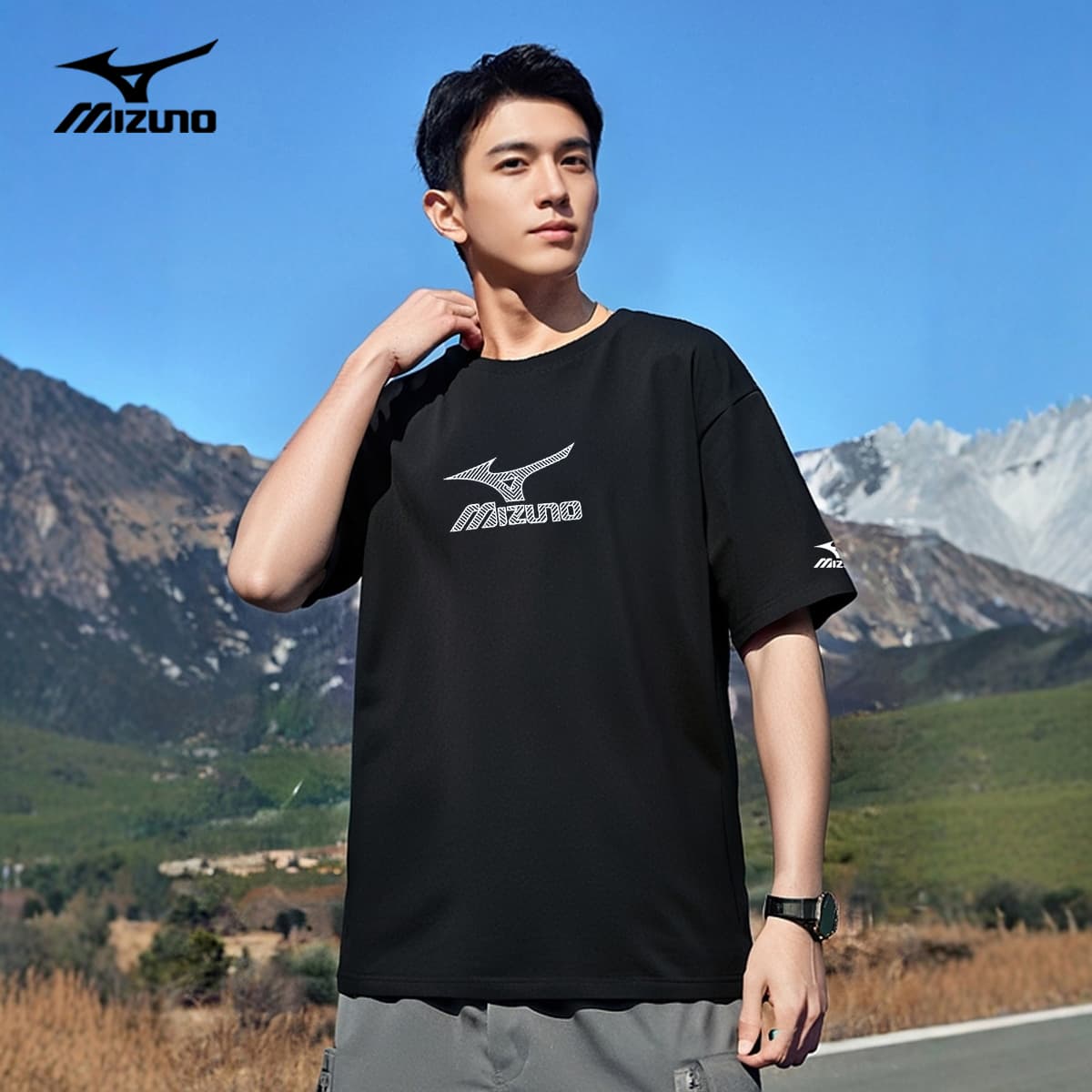 Mizuno Loose Fit Crew Neck T-Shirt
