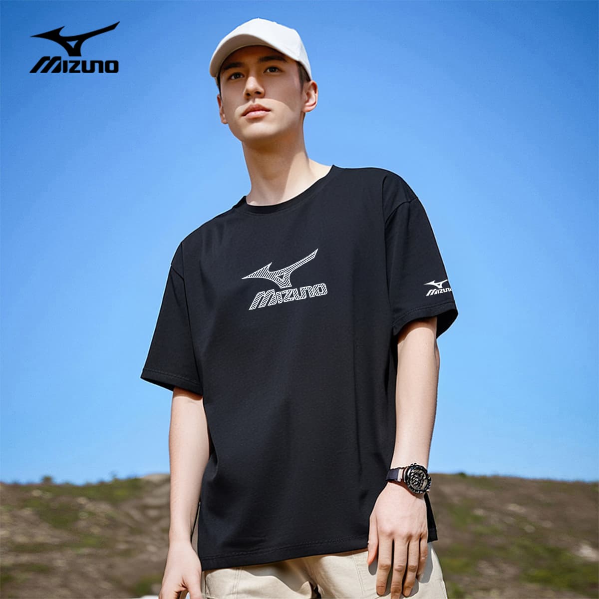 Mizuno Loose Fit Crew Neck T-Shirt