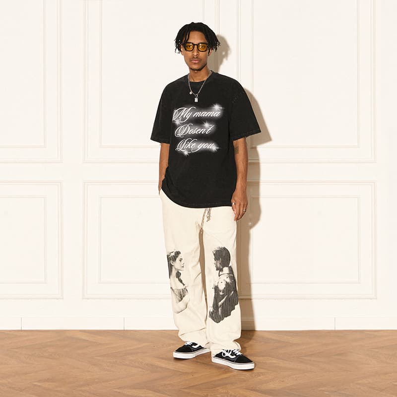 EMPTY REFERENCE Romeo and Juliet Print Pants